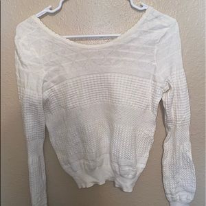 Low back Off White Sweater